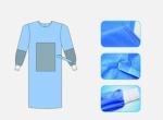 Air Permeable Disposable Safety Clothing , Disposable Theatre Gowns CE & ISO