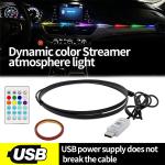 DC5V-12V RGB LED Car Interior Decoration Atmosphere Light Acrylic APP Control