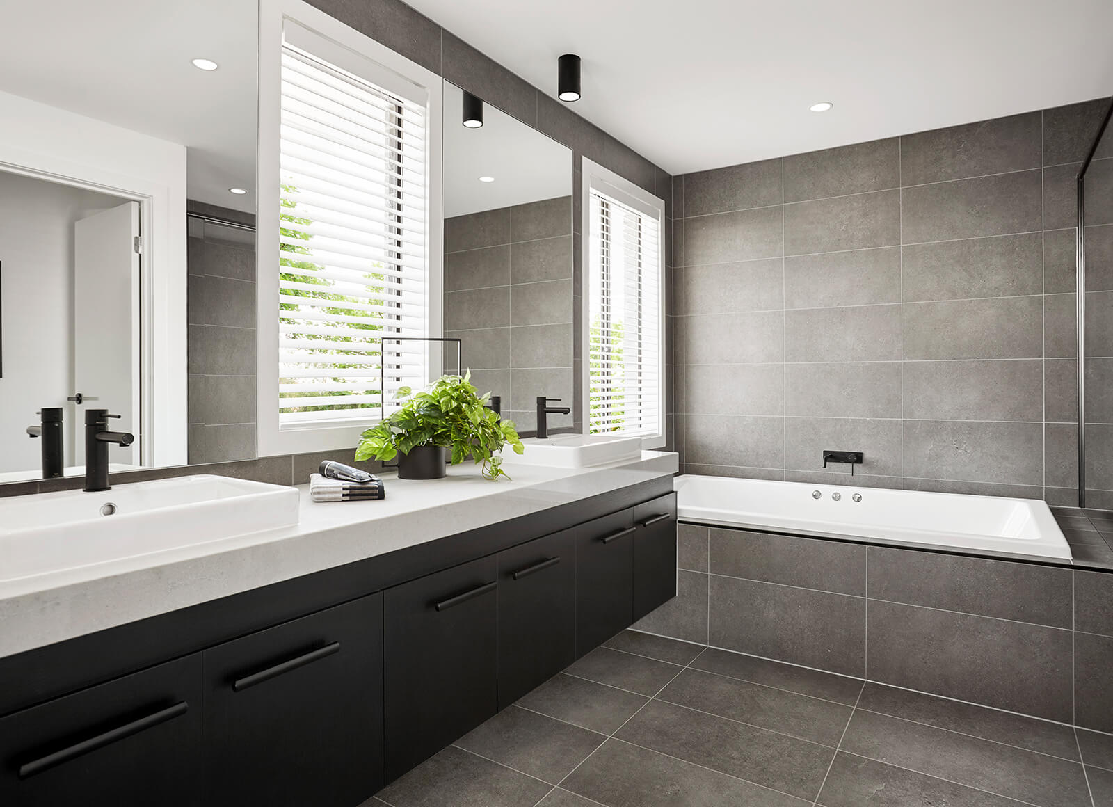Apartment Bathroom Vanity with Solid Wood Door Panel and Custom Light Wood Grain
