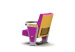 TUV Commercial Theater Seating Wooden Folding Auditorium Chair With Writing Pad