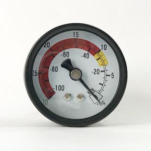 Quality Aluminum 100 Kpa Pressure Gauge Axial Mount PC Glass Pressure Gauge wholesale
