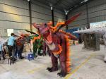 Theme Park Exhibitions Realistic Animatronic Dragon Costume 12 Months Warranty