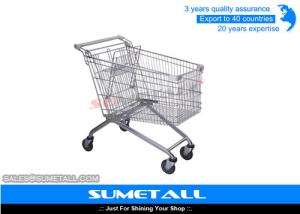 Quality Four Wheel Supermarket Grocery Shopping Cart wholesale