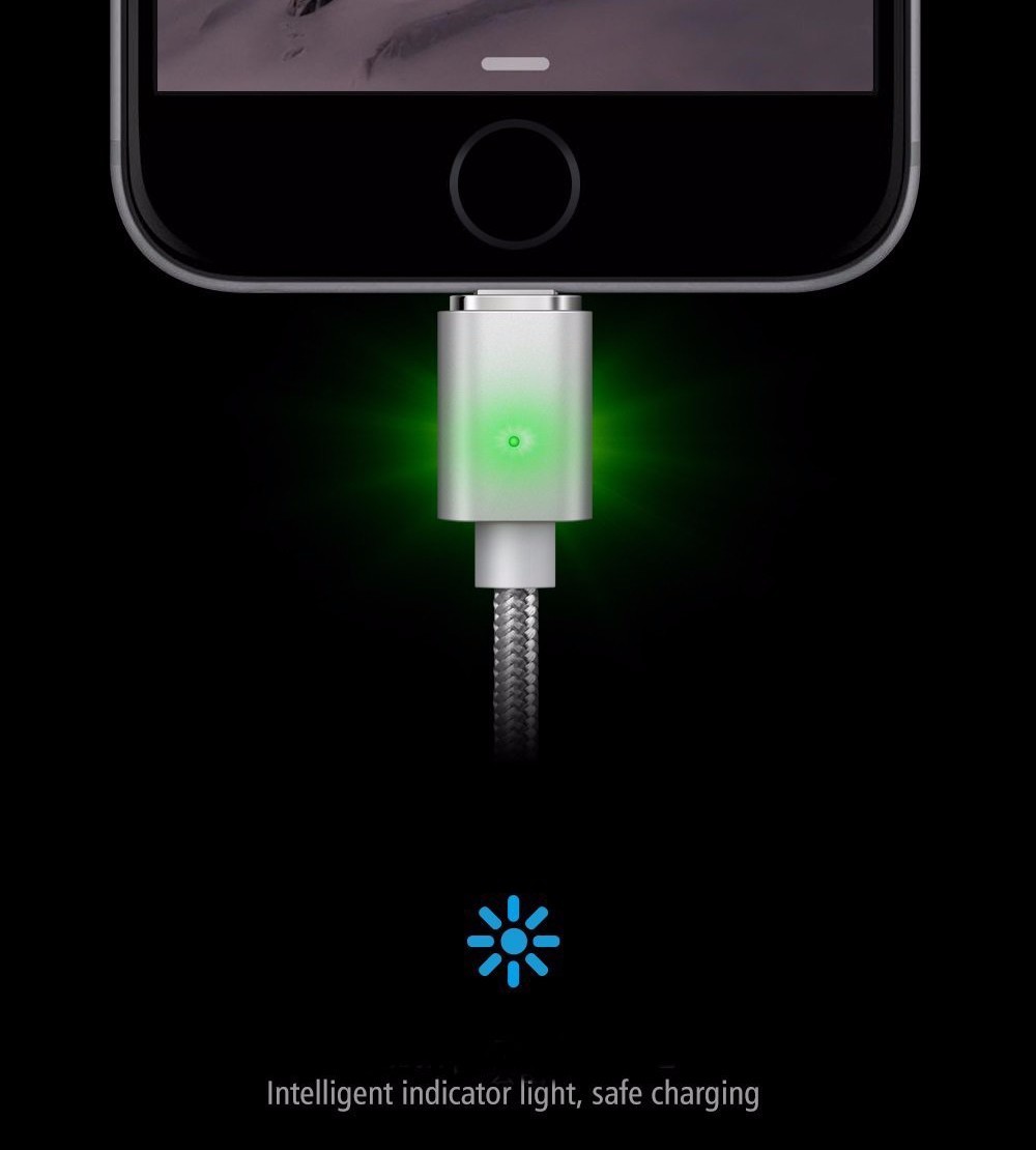 3 in 1 Magnetic Micro USB Data Cable , For iPhone Charger Cable