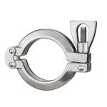 Industrial Ss Tri Clamp Fittings Double Bolt Pipe Clamps Mirror Polishing
