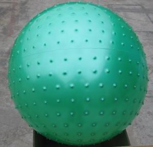 Quality 65cm gymnastic massaging ball/ pilates fitness ball wholesale