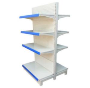 Quality Customized color Pharmacy shelf double sided pharmacy display rack wholesale