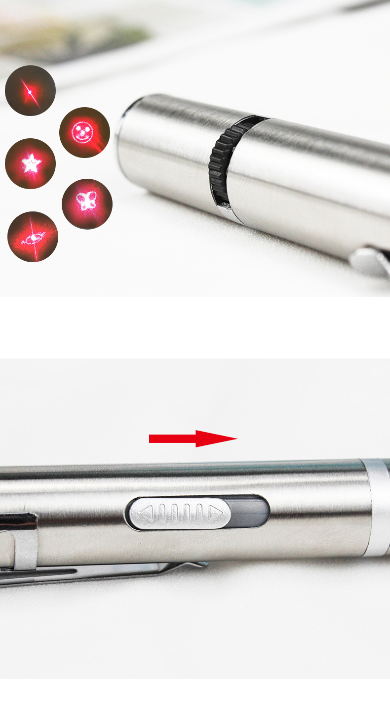 Infrared Laser Cat Teaser Adjustable Illumination Smart Cat Toys