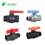 2 Pieces Water True Union Ball Valve ABS Handle and Octagonal Shape for Water