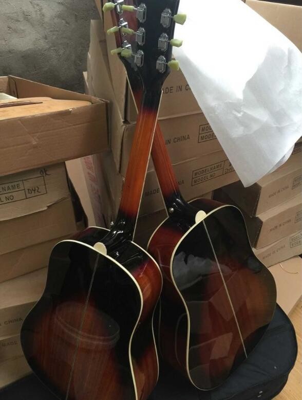 Chibson G160e VS acoustic guitar sunburst John Lennon G160 electric acoustic guitar Free Shipping G160