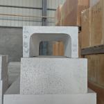Thermal Shock Resistance Fireclay Glazed Brick Furnace Door For Customized