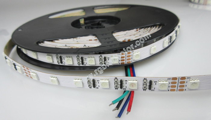 5050 RGB Constant Current Low Voltage Drop 15M/pcs Flex LED Strip Light
