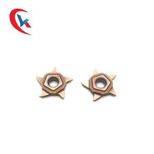 Quality 5 notched corners PENTA24N series Long life and low wear Carbide Grooving Inserts wholesale