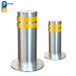Removable Car Parking LED Light SS304 Electric Rising Bollards