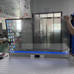 Premium Showroom 55 Inch Oled Touch Screen Transparent Desktop Vertical All-In