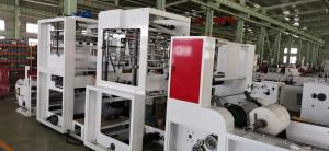 Quality Polyethylene Film Auxiliary Equipment 90m/min Embossing Gusseting Rewinding Machine wholesale