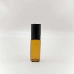 Quality Hanya Amber Essential Oil Roller Bottles 10ml 15ml No Leakage wholesale