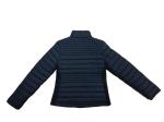 Belted Ladies Quilted Padded Jacket Womens Black Quilted Jacket Ladies