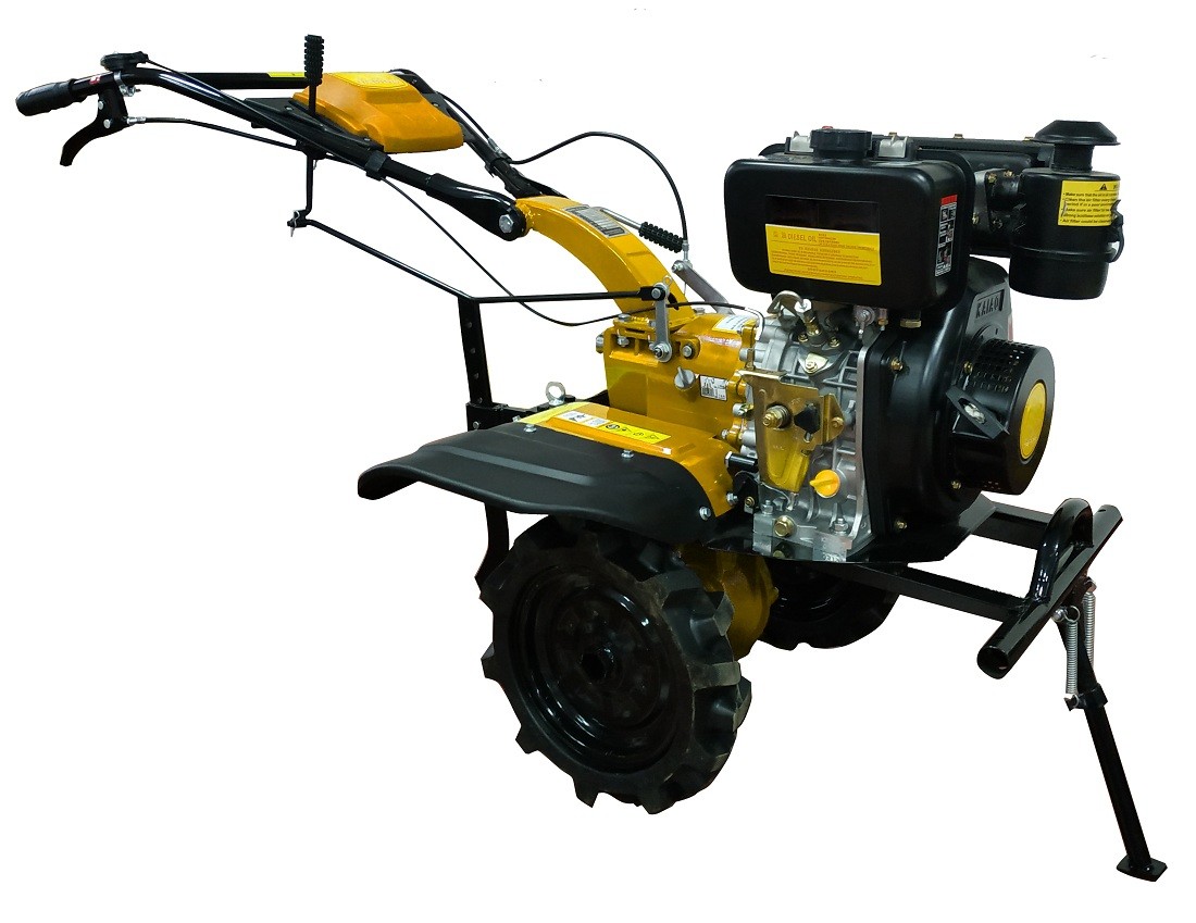 188F Wet Friction Plate Tiller Ploughing Machine Diesel 7.2KW Stepless