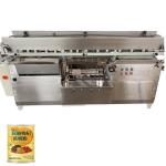 Canned fruit cocktail cold glue labeling machine line with filling sealing