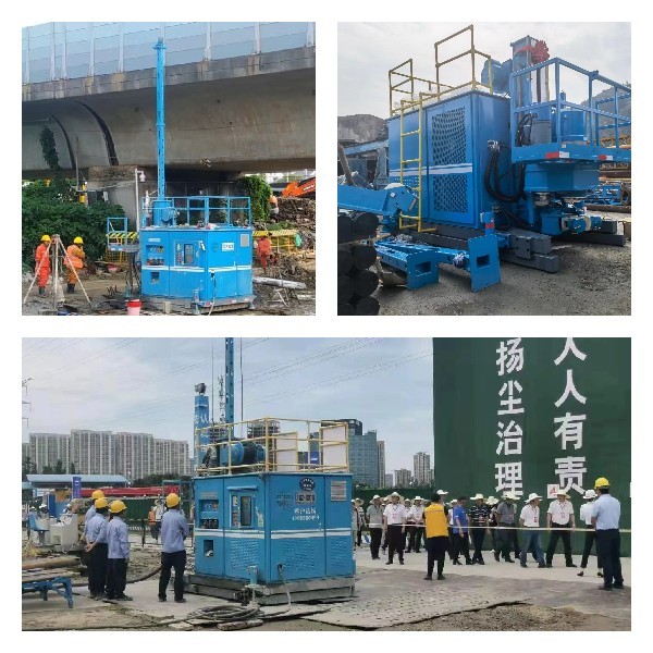 Jet Grouting Drilling Rig for DG Multi-tube Rotary Grouting Construction in Palestine