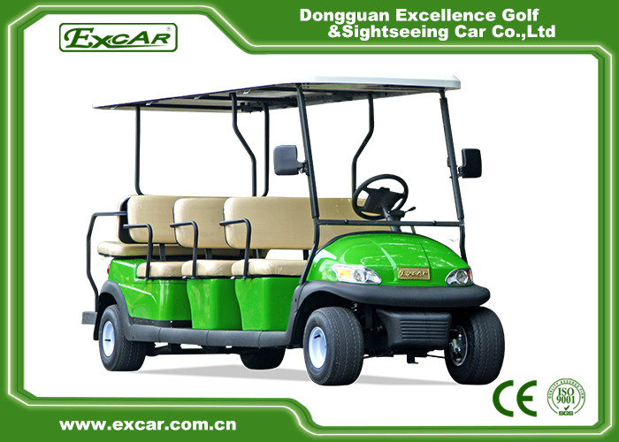 11 Seater Electric Sightseeing Car With Lithium / Lead Acid Battery