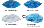 MOQ 1pcs Competitive price pp+cpe shoe cover with best quality Coated shoe cover