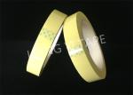 Light Yellow Polyester Mylar Tape Flame Resistant / High Temperature Resistance