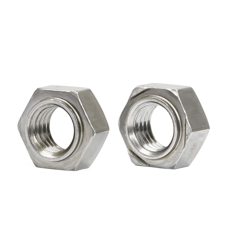 Automotive Industry Metric Measurement System 304 Stainless Steel Hexagonal Welded Nut