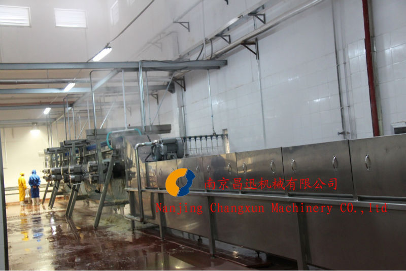 High Capacity Poultry Slaughtering Line Halal Chicken Slaughterhouse Machine 1000BPH
