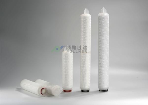 Pharmaceutical Pleated Filter Cartridge 2.7" Diameter Pleated Filter Cartridge