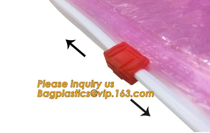 Cosmetic Pink Slider Padded Bag/Silver k Bag With Bubble,Padded Envelopes Cheap Aluminium Foil k Holographic