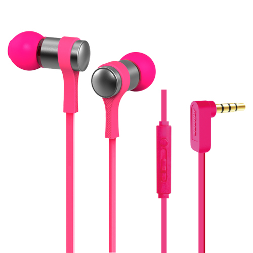 New product original falt cable wired silicone earphone rubber cover