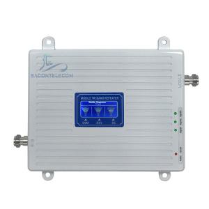 Quality IP40 300M2 900 1800 2100mhz Triple Network Signal Booster wholesale