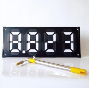 Quality Translucent Type 88.88 Gas Station Digital Price Signs Magnetic Flip Petrol Price Board wholesale