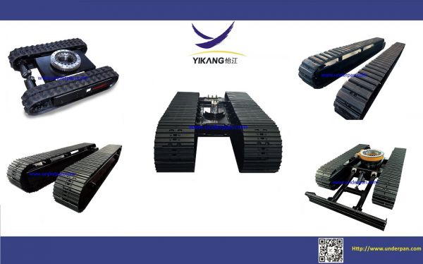 Hydraulic crawler steel track undercarriage system for custom undercarriage manufacturer