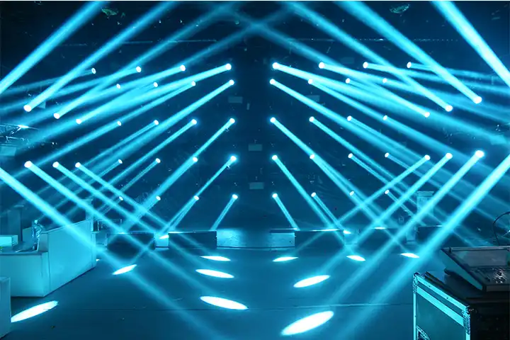 360 Degree Beam Angle 200w Waterproof Beam Moving Head Light for Nightclub Atmosphere