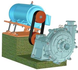 Quality Hydraulic 1480r/Min 55kw Centrifugal Slurry Pump 100ZBQ-315 wholesale