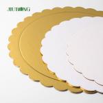 Golden Biodegradable Disposable Cake Board Holder 12-14 Inch