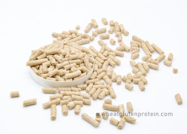 Natural Wheat Smell Wheat Gluten Feed Pellets For Salmon Fish Feed Manufacturing