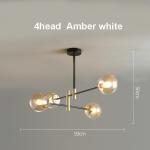 Nordic Chandelier Living Room Bedroom Ceiling Chandelier Creative Hanging Light