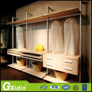Quality maek in China customized pole system diy walk in wardrobe aluminum pole system elegant bedroom wardrobe wholesale