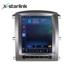 Tesla Vertical Screen Android Car Radio Multimedia 12.1in For Toyota LC100 2002