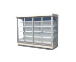 Vertical Refrigerated Food Display Cabinets Supermarket Refrigeration Equipment