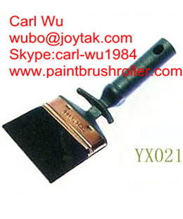 Natural pure bristle Chinese bristle synthetic mix shed fence wall paint brush wood handle plastic handle 3 inch WB-012