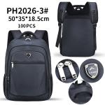 Men Business Casual Backpack Multifunction 19.5 Inch Laptop Bag