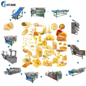 Quality Automatic Fried Potato Chips Making Machine , Potato Chips Processing Line wholesale