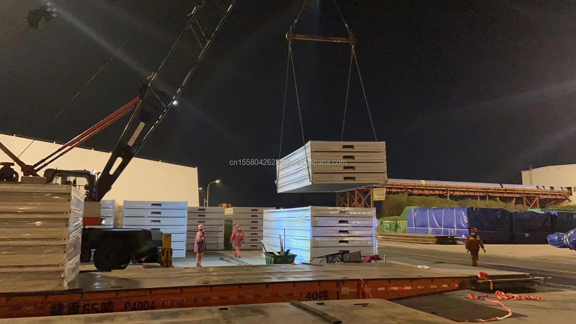 50/75/100mm Wave Sandwich Panel 20ft Flat Packaging Quick Folder Container Trailer for Your B2B Needs