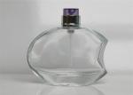 Black Cap Pretty Perfume Bottles , Tamper - Evident Glass Scent Bottles