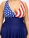 2019 New Women Swimwear American Flag Bikini Sexy Stars and Stripes Swimsuit US